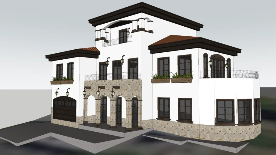 Custom Spanish House - Capitol Hill, Burnaby, BC