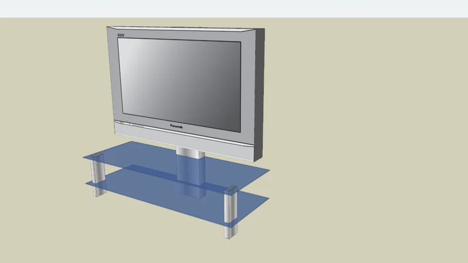 Meuble TV Erard Basik + écran plasma Panasonic 107cm