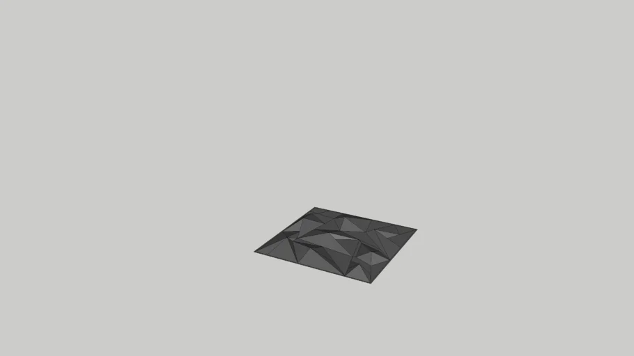 Panel decorativo PVC 50x50