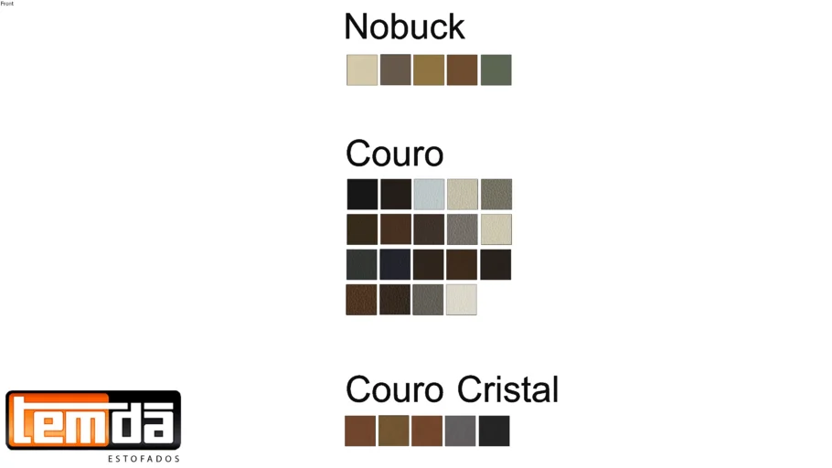 Nobuck, Couro e Couro Cristal