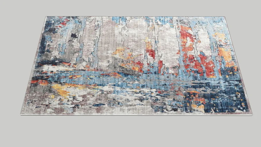 carpet with abstract theme