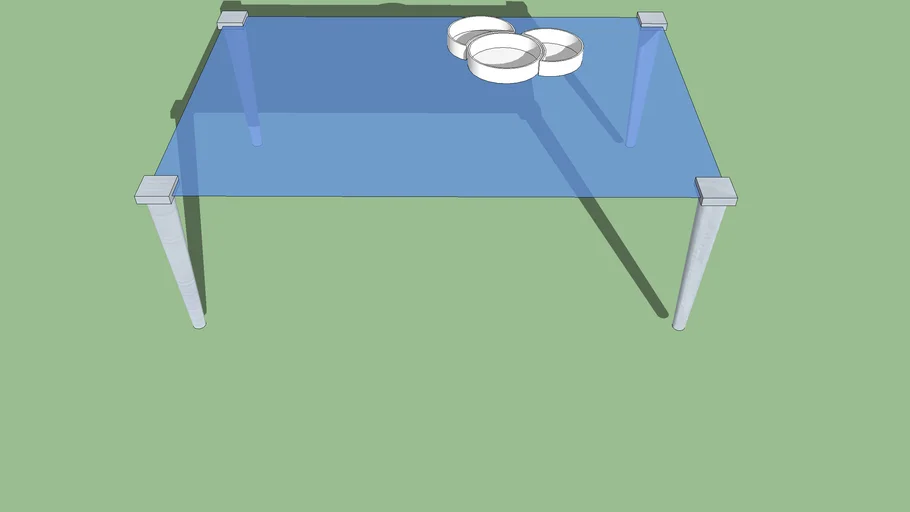 IKEA Glass Table