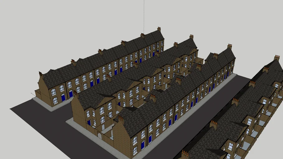 Terraced house | 3D Warehouse