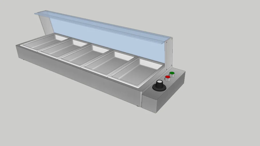 Mini Bain Marie with 5 food tray