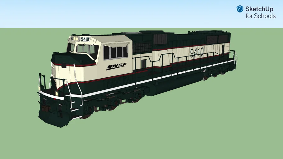BNSF SD70MAC (Executive Paint)