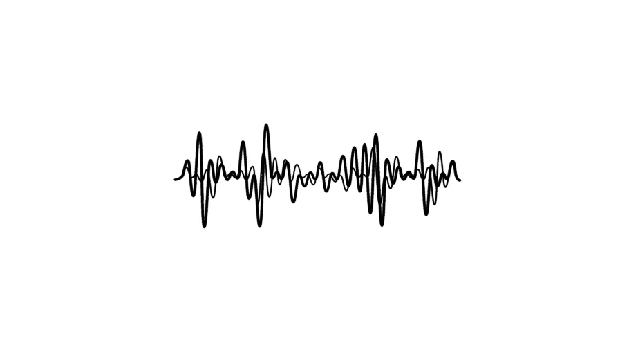 Escultura Sound Wave Preto - Loja Casa do Arquiteto
