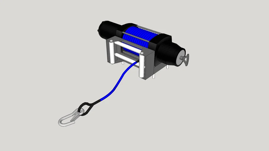 Winch 12 vol, 8mm rope