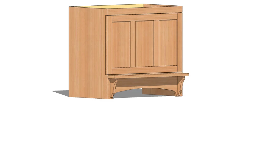 Mission Arch Simple Shelf 30" wide