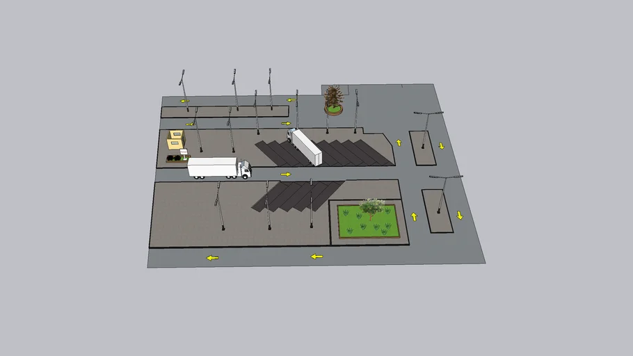 Estacionamiento trasero