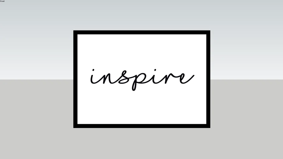 Quadro Decorativo Inspire