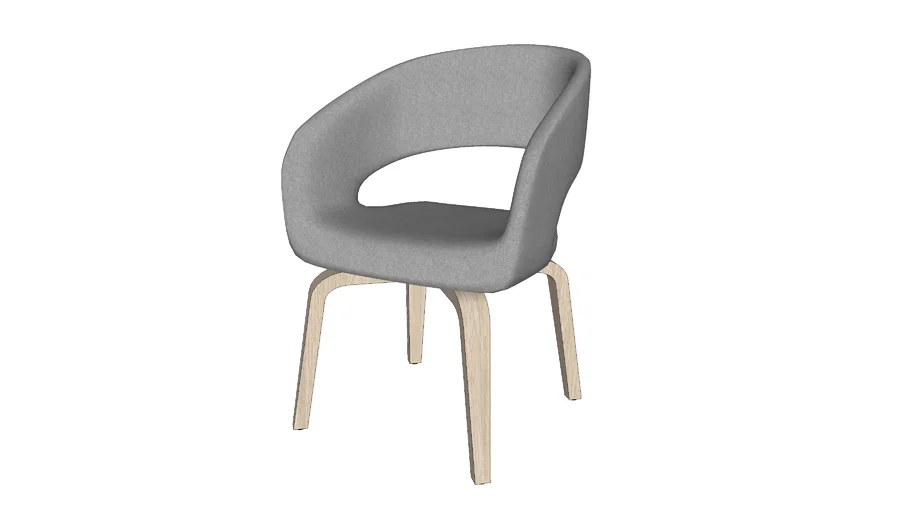 WOOD ARMCHAIR