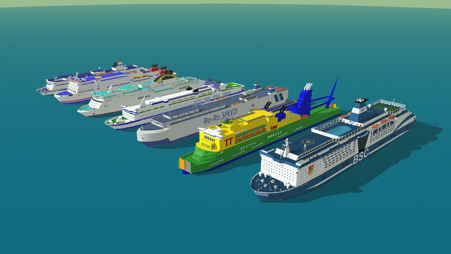 BSC , TT LINE,RORO SPEED, SILJA, ANEK, STENA, TIRRENIA 
