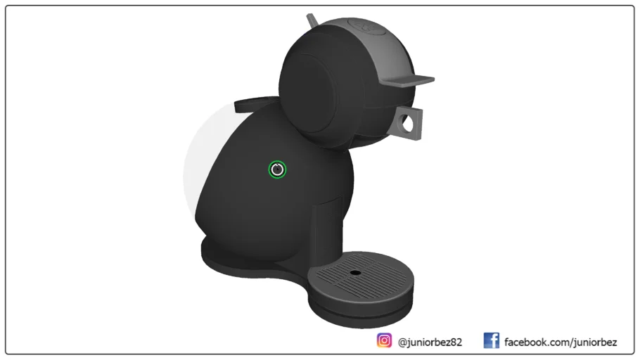 Cafeteira Dolce Gusto preta