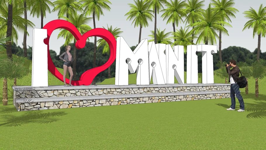 I Love Mainit Landmark | 3D Warehouse