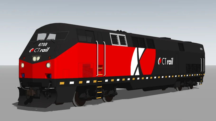 GE P40DC - CT Rail