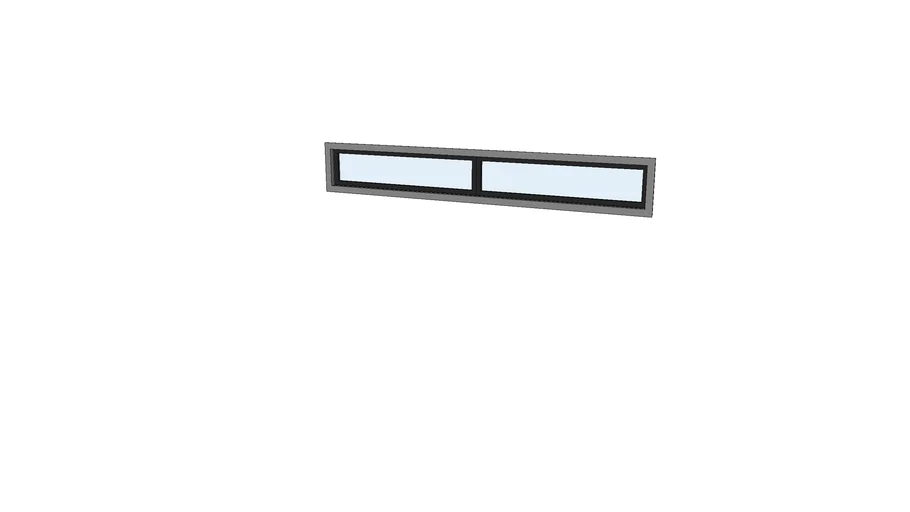 fixed window 3.6m x 0.5m