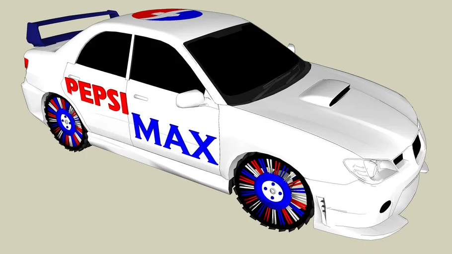 UGRC PEPSI MAX IMPREZA rally car | 3D Warehouse