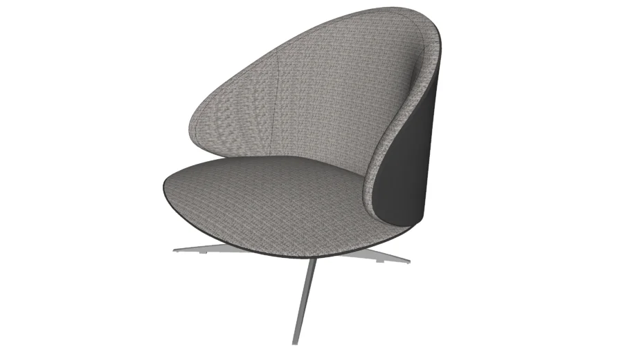Dyckman Lounge Chair Gibraltar Fabric by Modloft