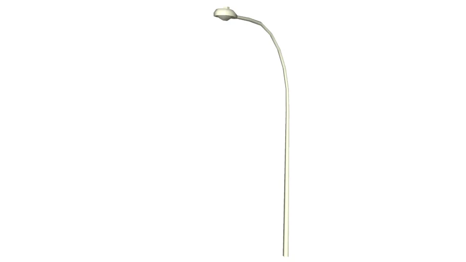 18' curved street light