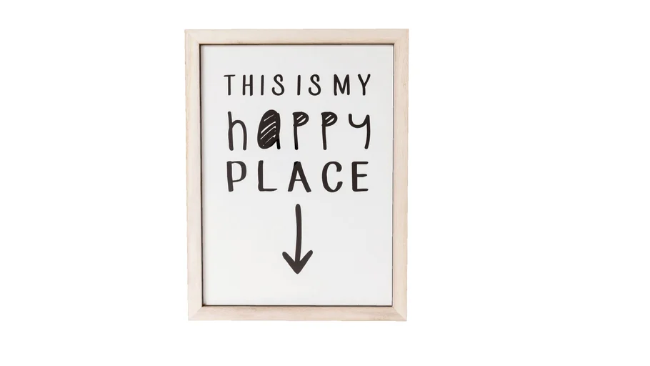 60381 Picture Frame My Happy Place 50x38cm