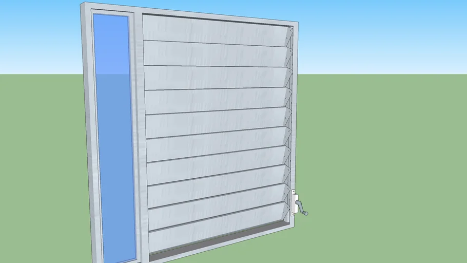 Ventana aluminio persiana