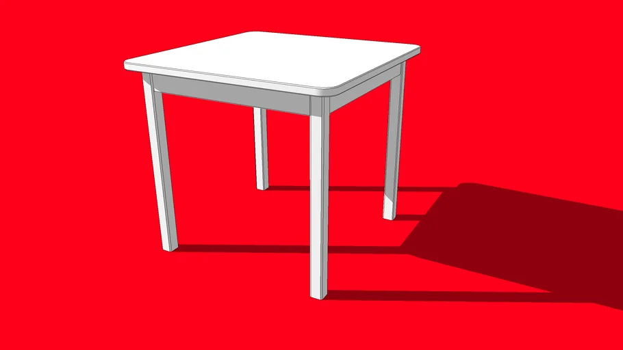 Dining Table with rounded corners