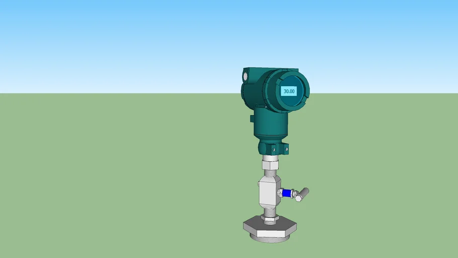 Pressure transmitter with manifold