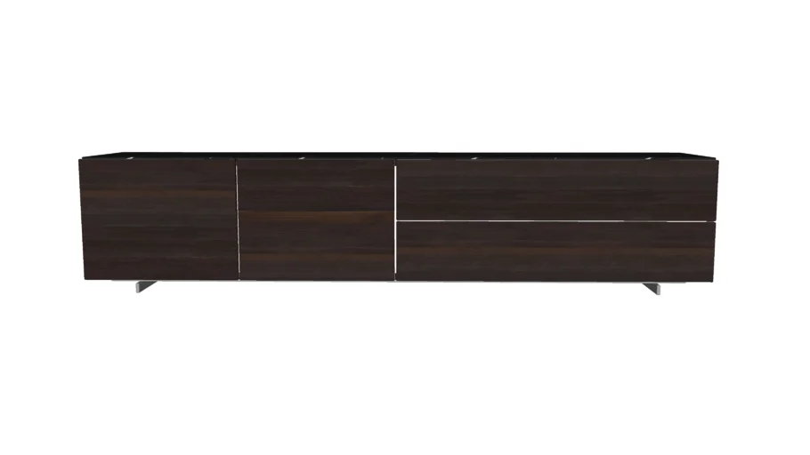 Fletcher Media Cabinet Smoked Oak by Modloft