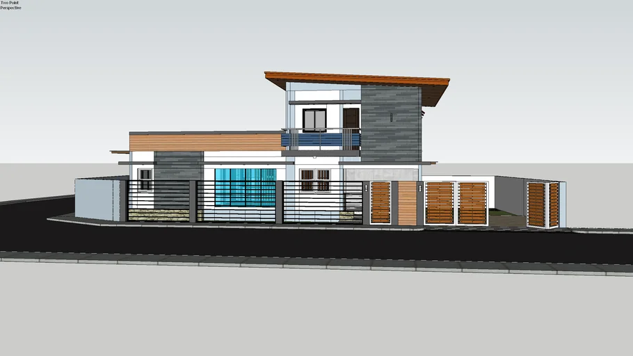 TWO STOREY MODERN HOUSE