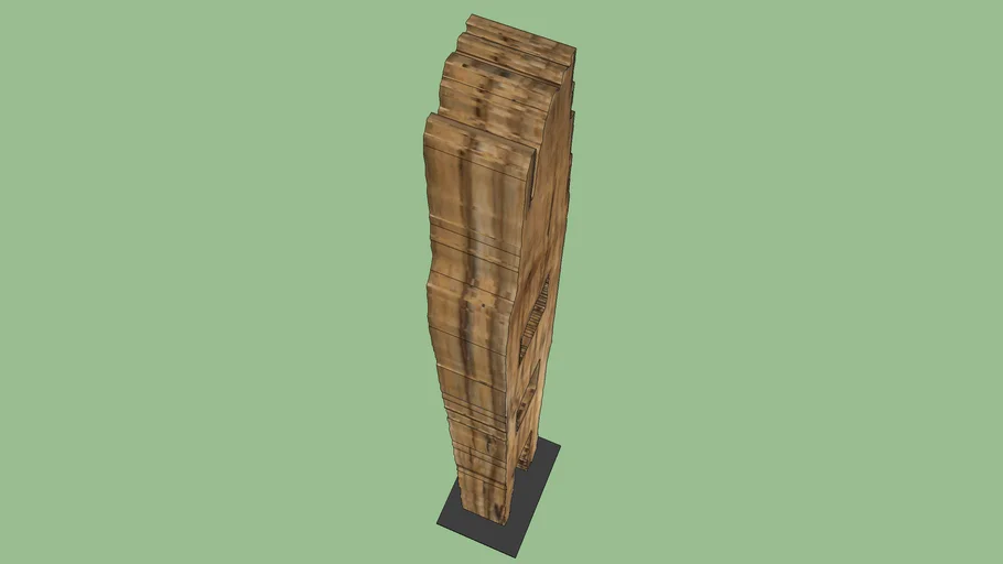 toallero de madera