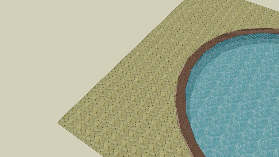 Deep swiming pool