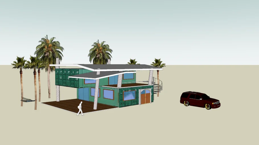 shipping container house