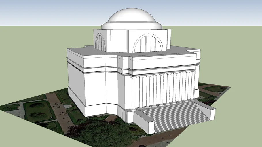 Low Library, Columbia University (Detail)