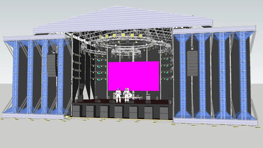 12.5m theatre stage