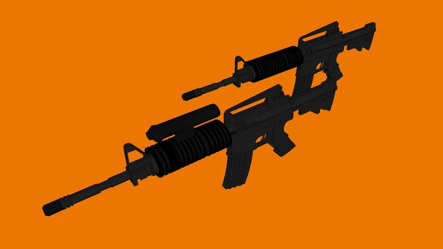 M4 Assault RIFLE With Scope and M4 RIFLE