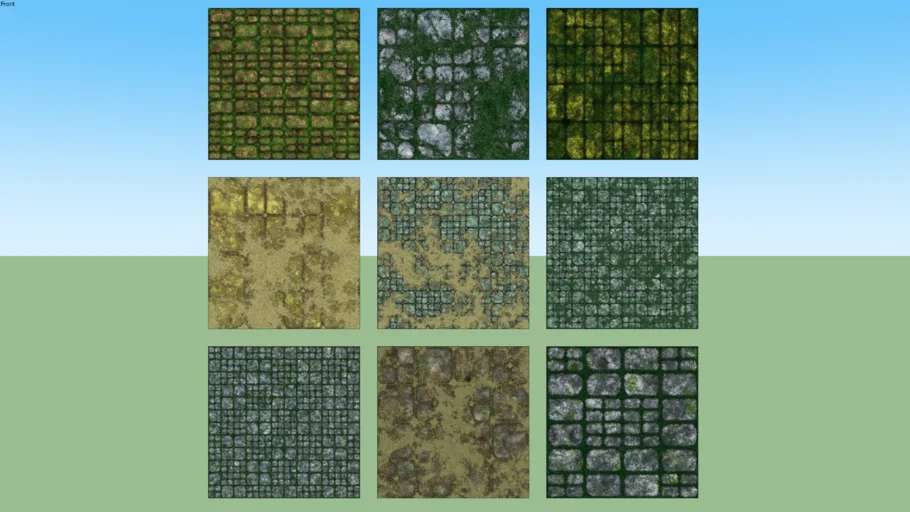 Ruins Ground Textures Pack