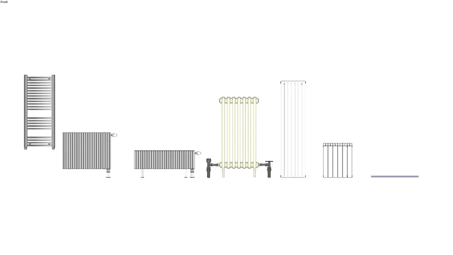 Virtual Staging - Radiators collection