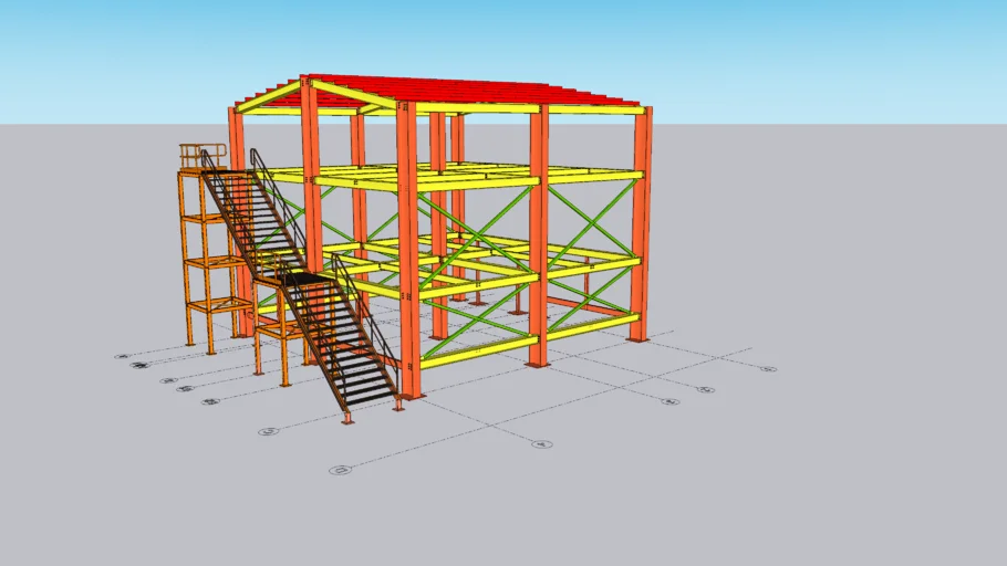 DECA Building With Back Staircase