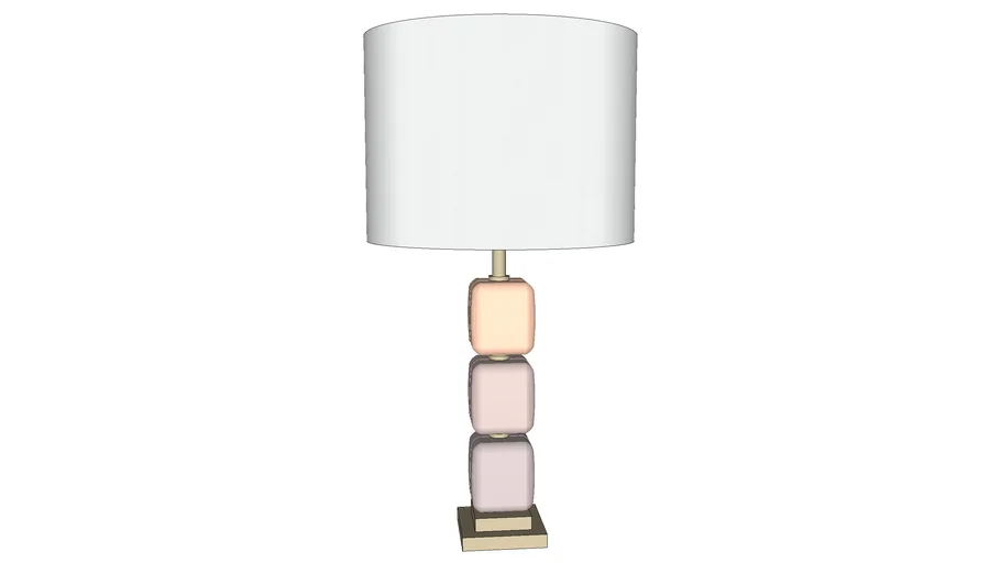 ABAJUR MÁRMORE E METAL DOURADO FOSCO - SINDORA ILUMINAÇÃO DCT02601, INSPIRE HOME