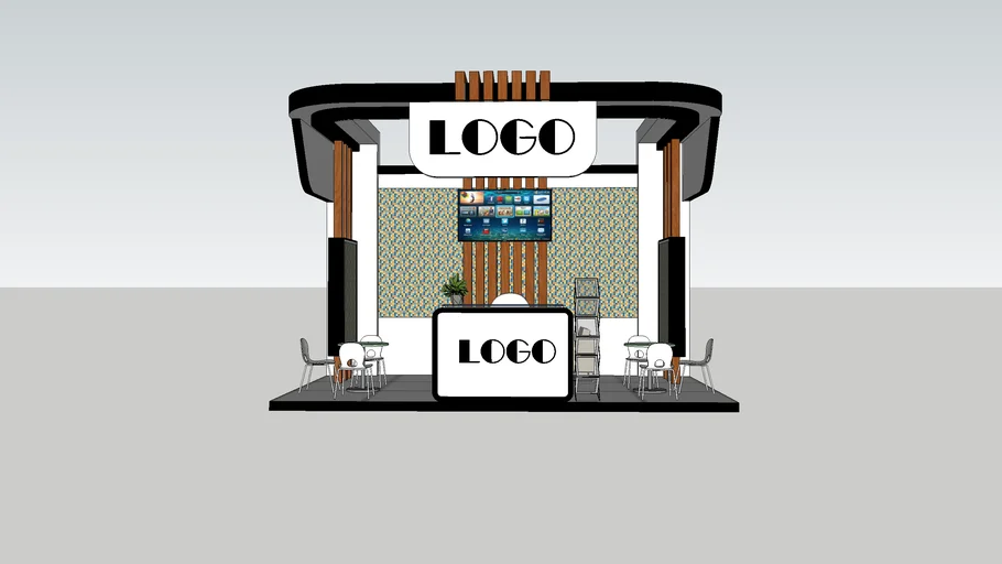 Exhibition Booth 2 side open 5x3