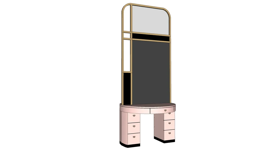 SEMI CIRCLE DRESSER