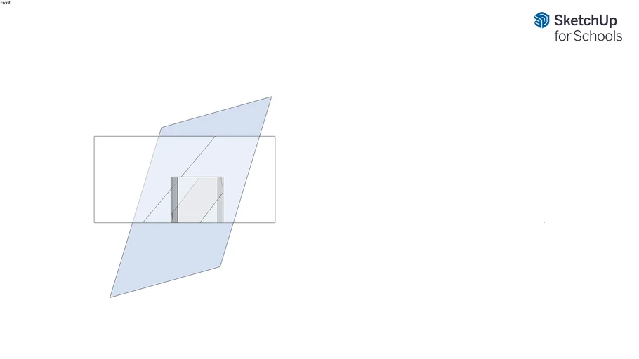 Sección Cubo Plano Oblicuo