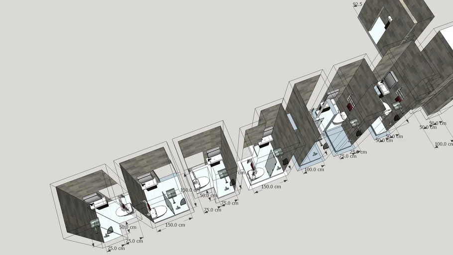 kamar mandi 1,5 x 1 meter
