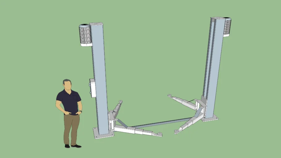 Car lift column 3500kg