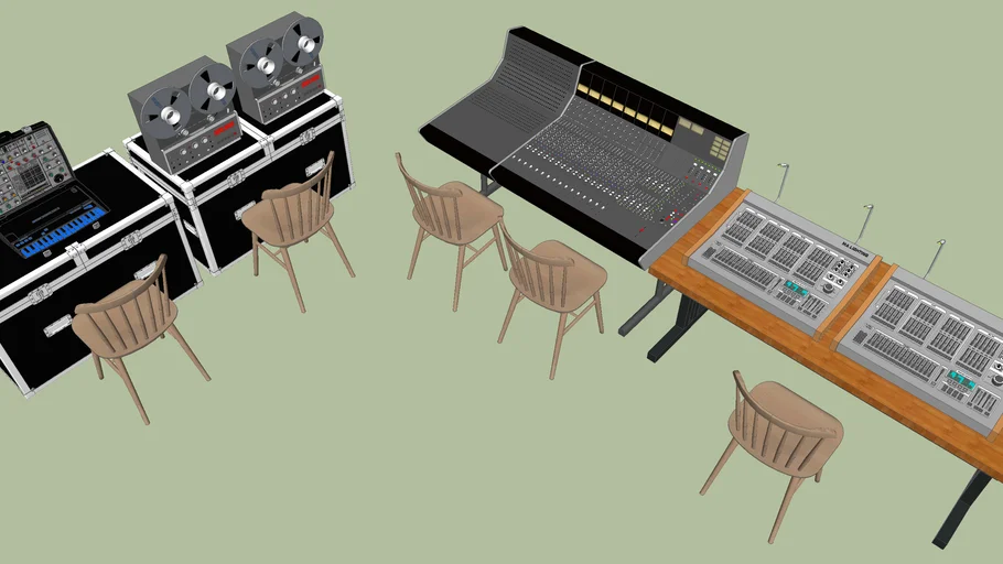 An A Passion Play Tour Stage On Widget Auditorium (FOH Equipment)