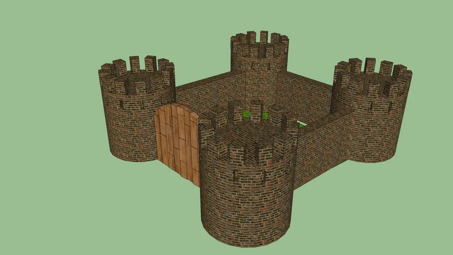 Small Brick Castle | 3D Warehouse