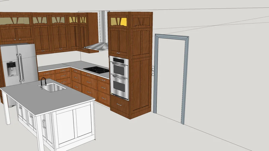 Kitchen Greene and Greene /  Arts and Crafts