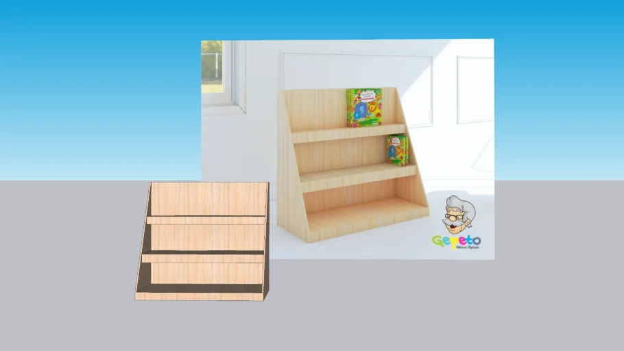 Estante para Livros Gepeto