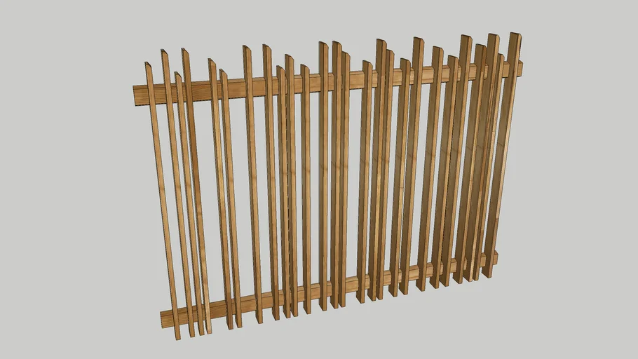 cloture bois 1,5m TEMPO Vivre en Bois