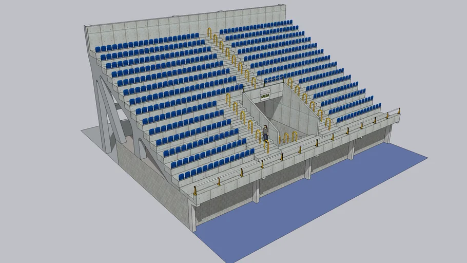 Tribuna para estadio